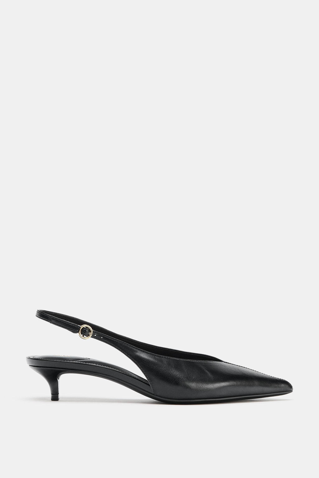 ZAPATO KITTEN DESTALONADO / Negro - Zara фото 3