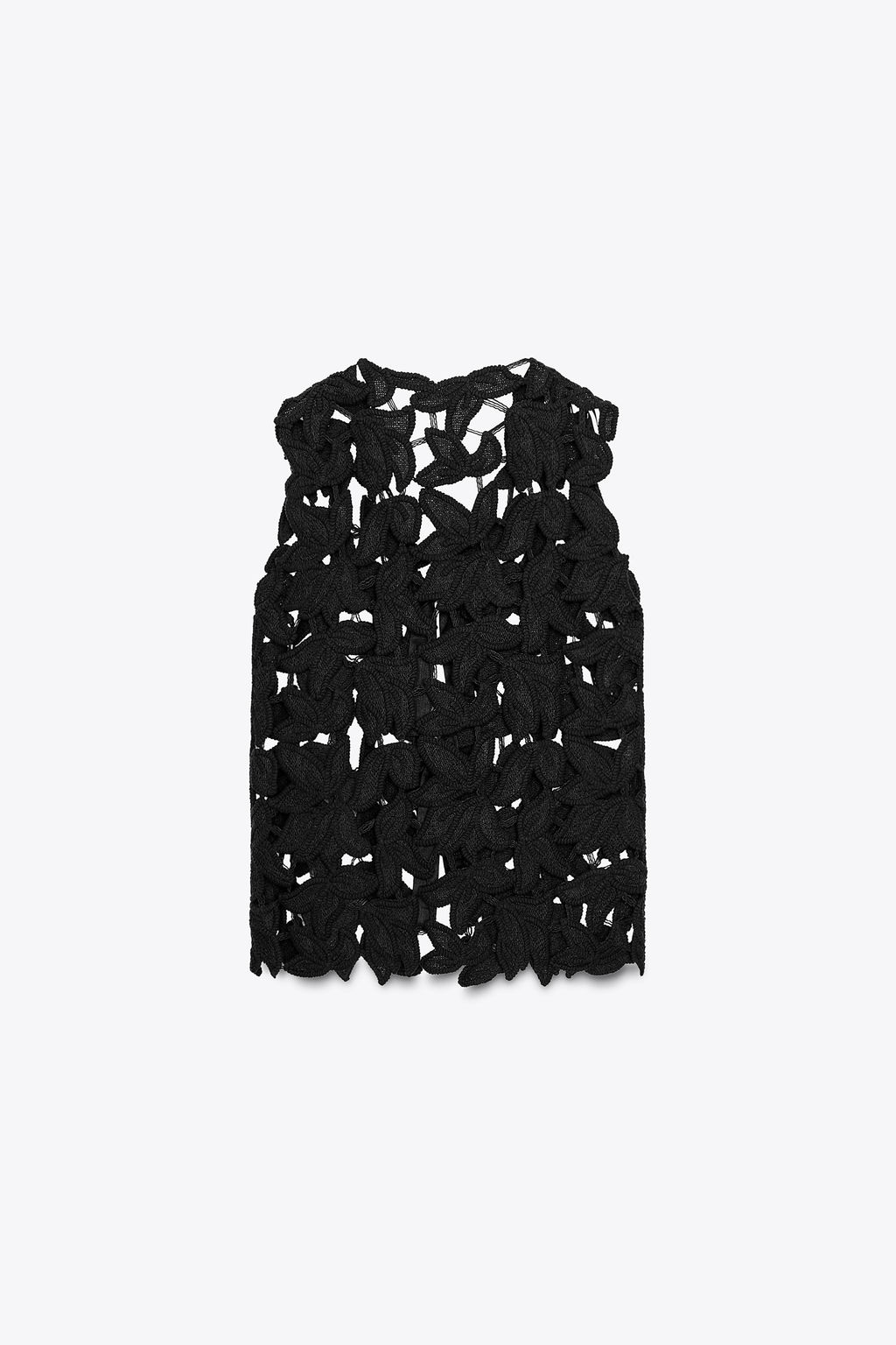 ZW COLLECTION CROCHET WAISTCOAT - Zara фото 3