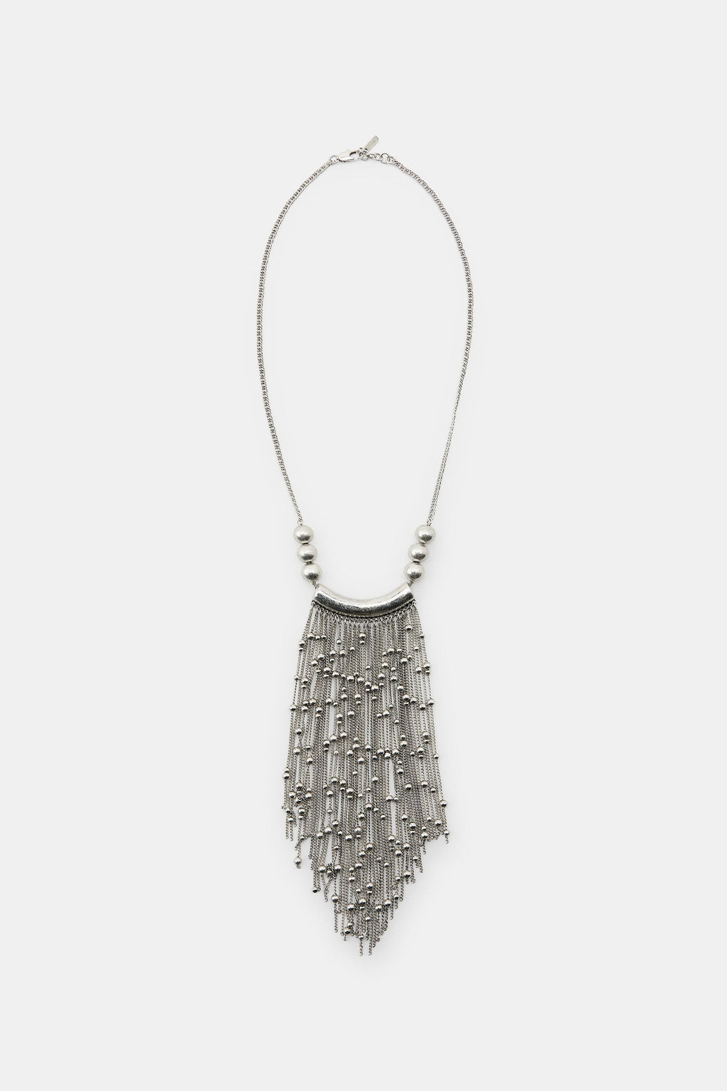 BEAD AND CHAIN NECKLACE
