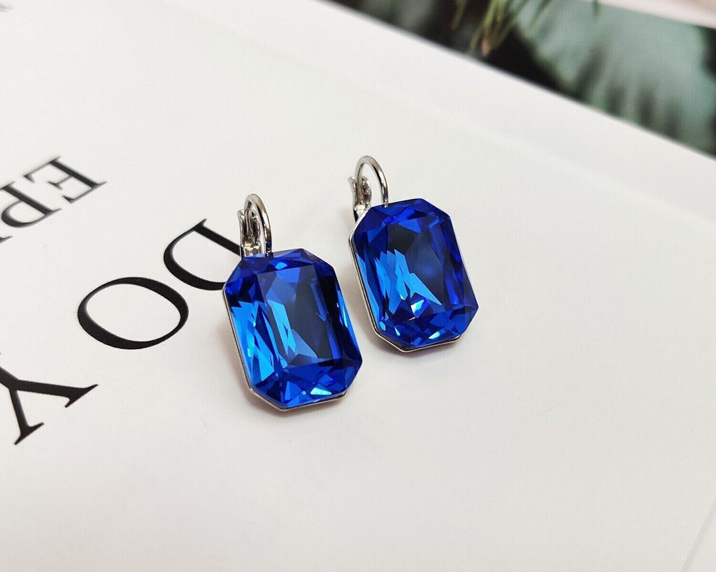 Серьги с чешскими кристаллами