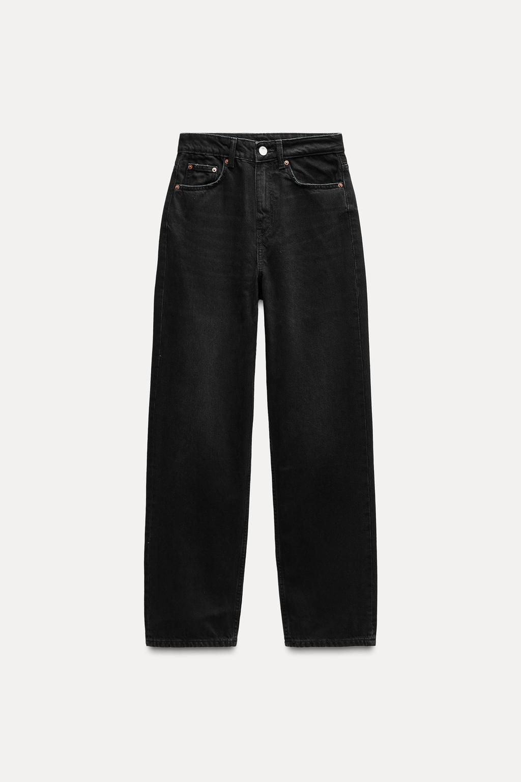 TRF MOM FIT HIGH-WAIST JEANS - Zara фото 7