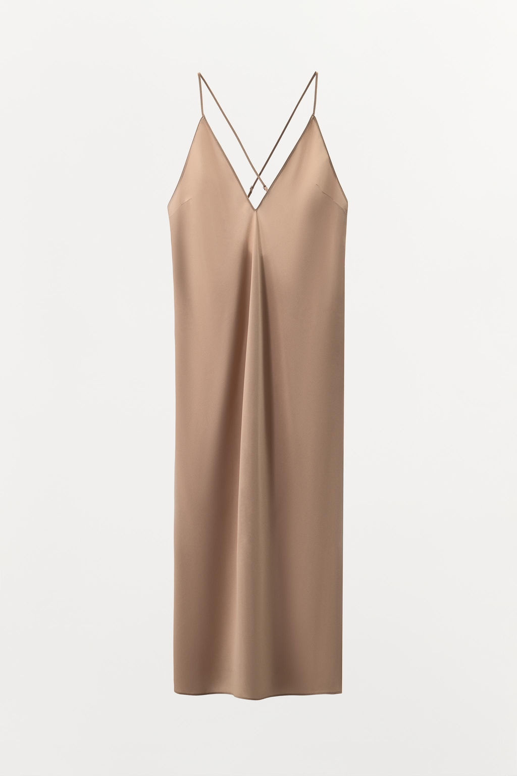 VESTIDO FORRO TIRANTES MULTIPOSICI?N / rosa claro - Zara фото 3