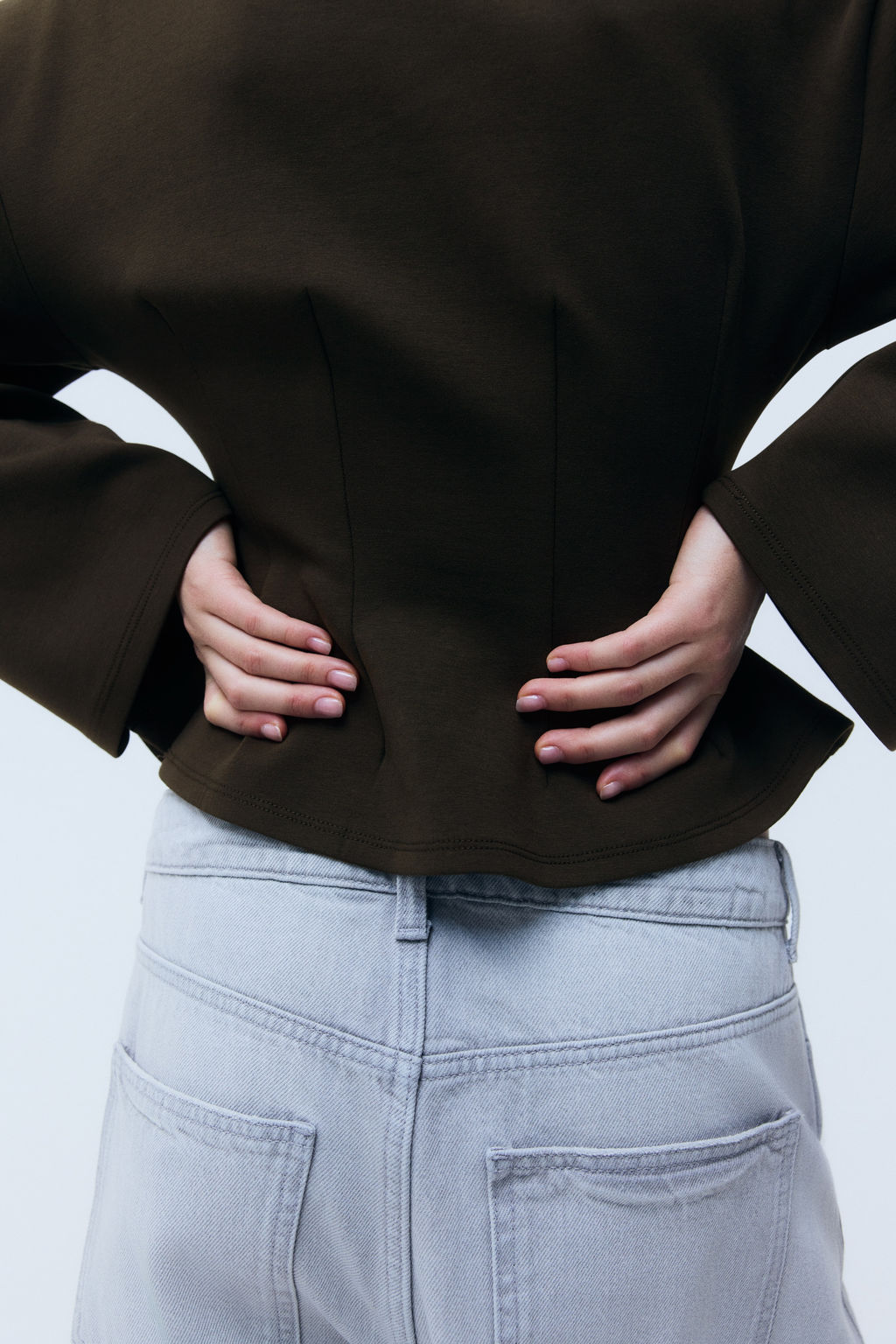 Top interlock con cintura entallada - H&m фото 7