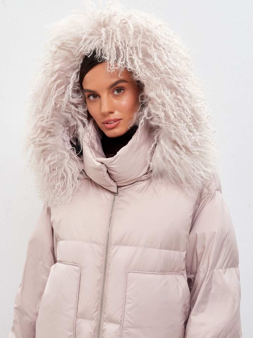 Conso/WDSF 220503 - panna cotta Пуховая Куртка  фото 2