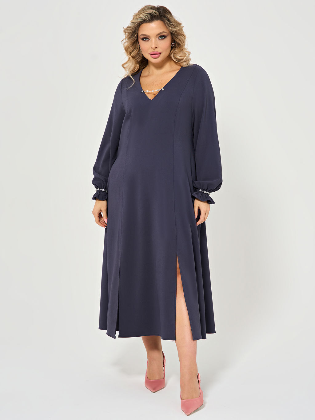 Платье 0336-1с графит