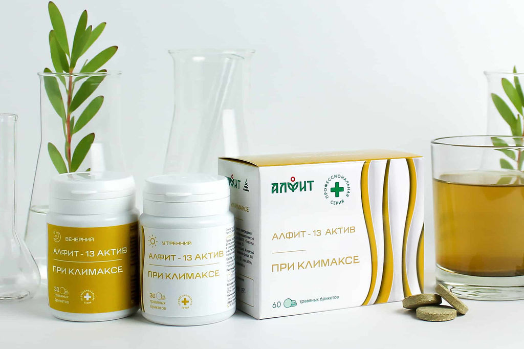 Алфит-актив 13 (при климаксе) БАД в брикетах Алфит 5791
