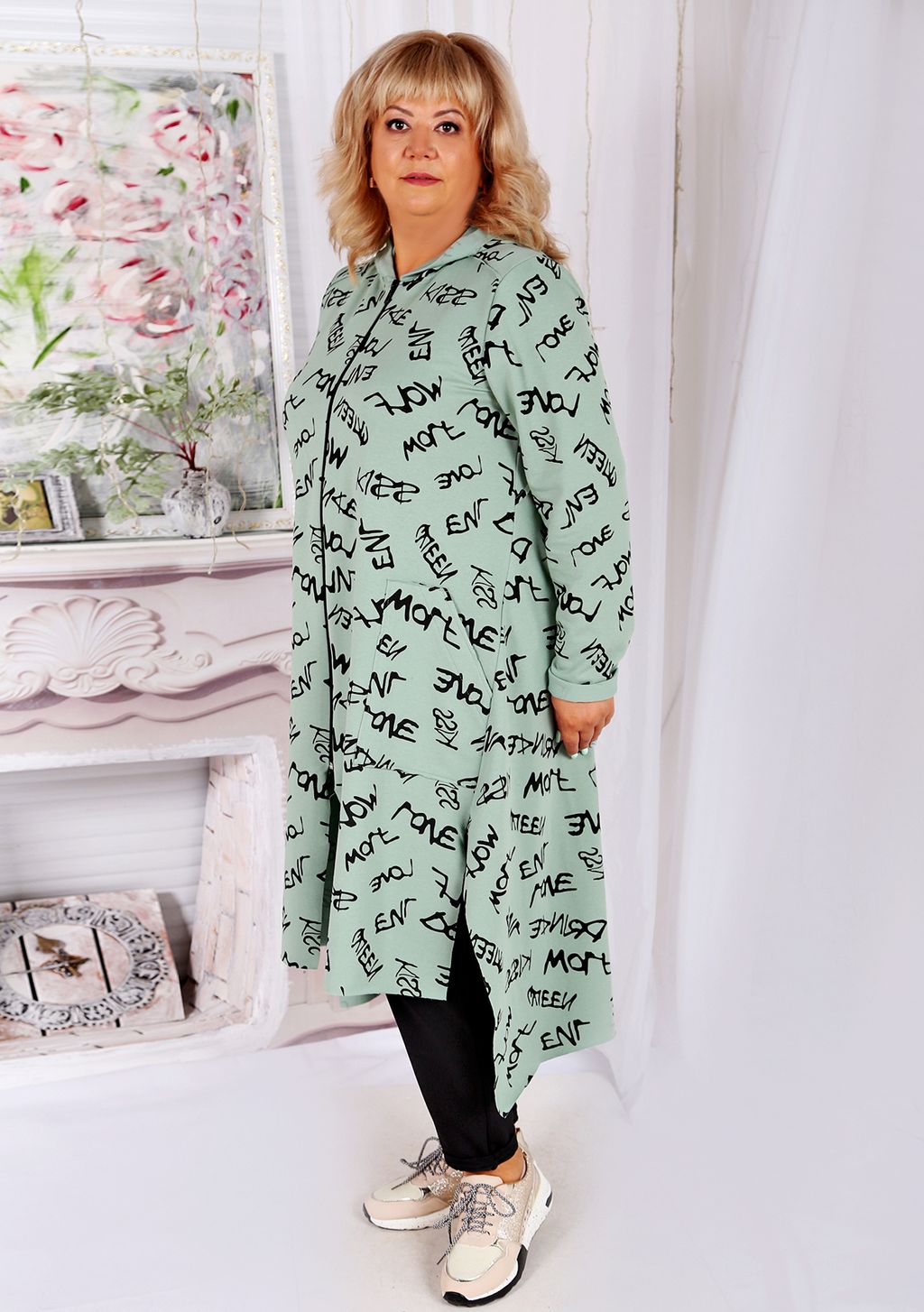 Кардиган Кристи фисташка - Марлен фото 2