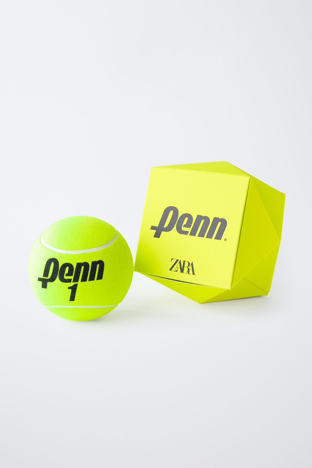 PELOTA TENIS GRANDE CON CAJA PENN  / Amarillo - Zara фото 2