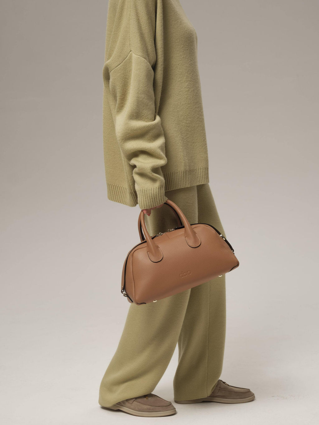 Кожаная сумка Kandys DBR 31206 светлый орех фото 8