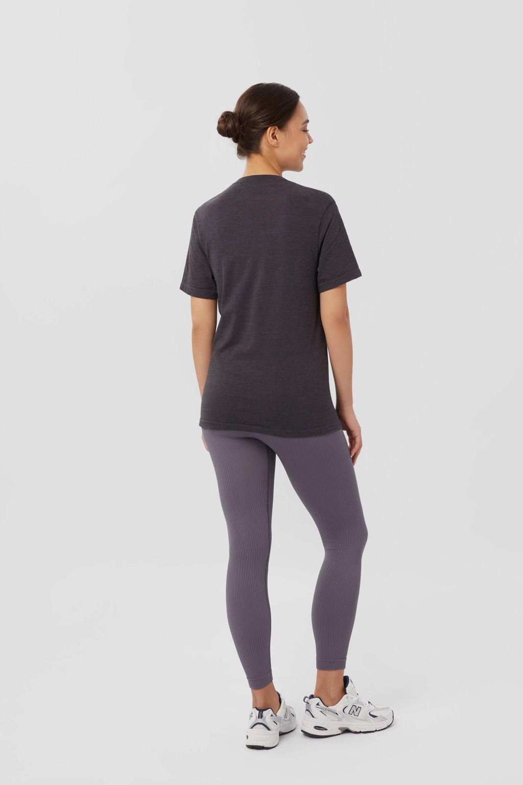 TEKSA Футболка женская WSS 001 black-grey
