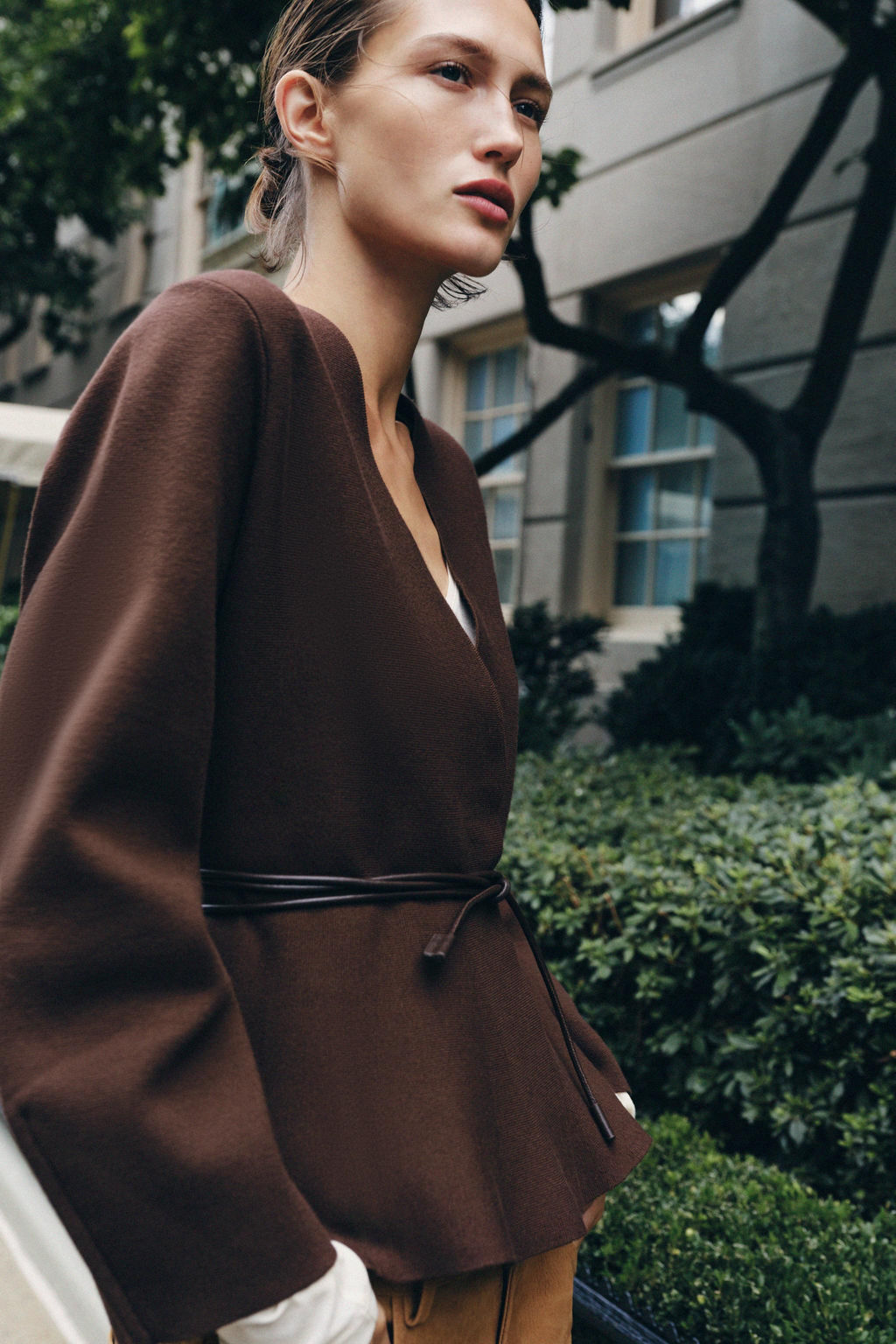 CARDIGAN WITH BELT
