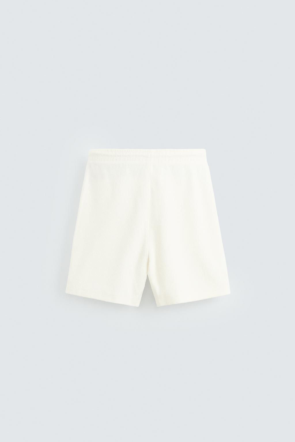 TEXTURE JOGGER BERMUDA SHORTS - Zara фото 17
