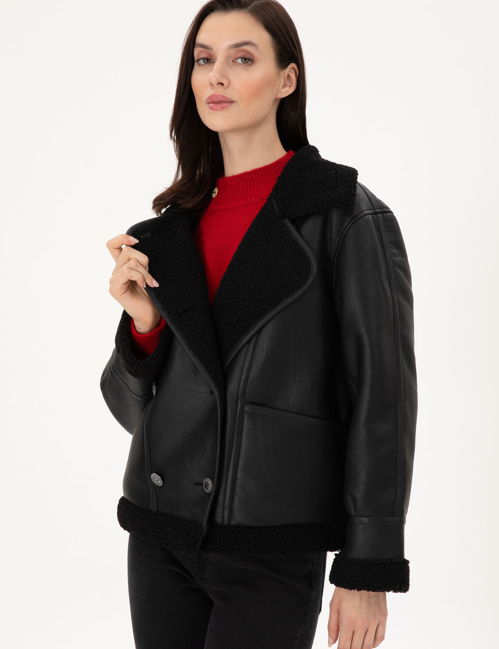 Siyah Regular Fit Mont - Pierre cardin фото 3