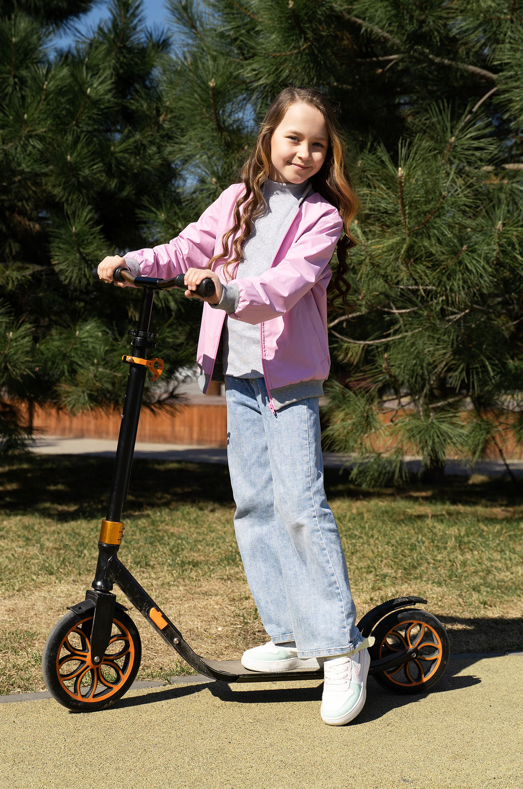 Ветровка детская розовая