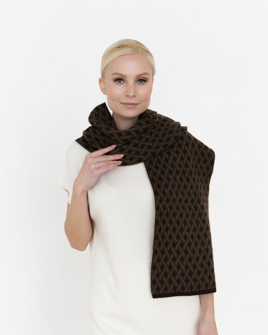 Шарф из пуха яка 3792