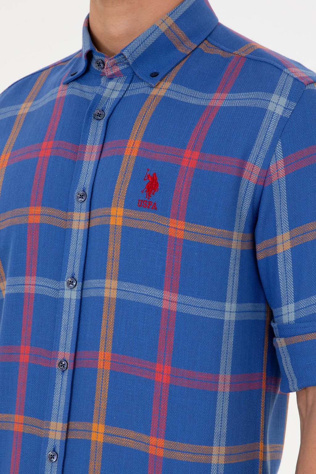 Мужская рубашка Saks с длинным рукавом Неожиданная скидка в корзине - U.s. polo assn фото 7