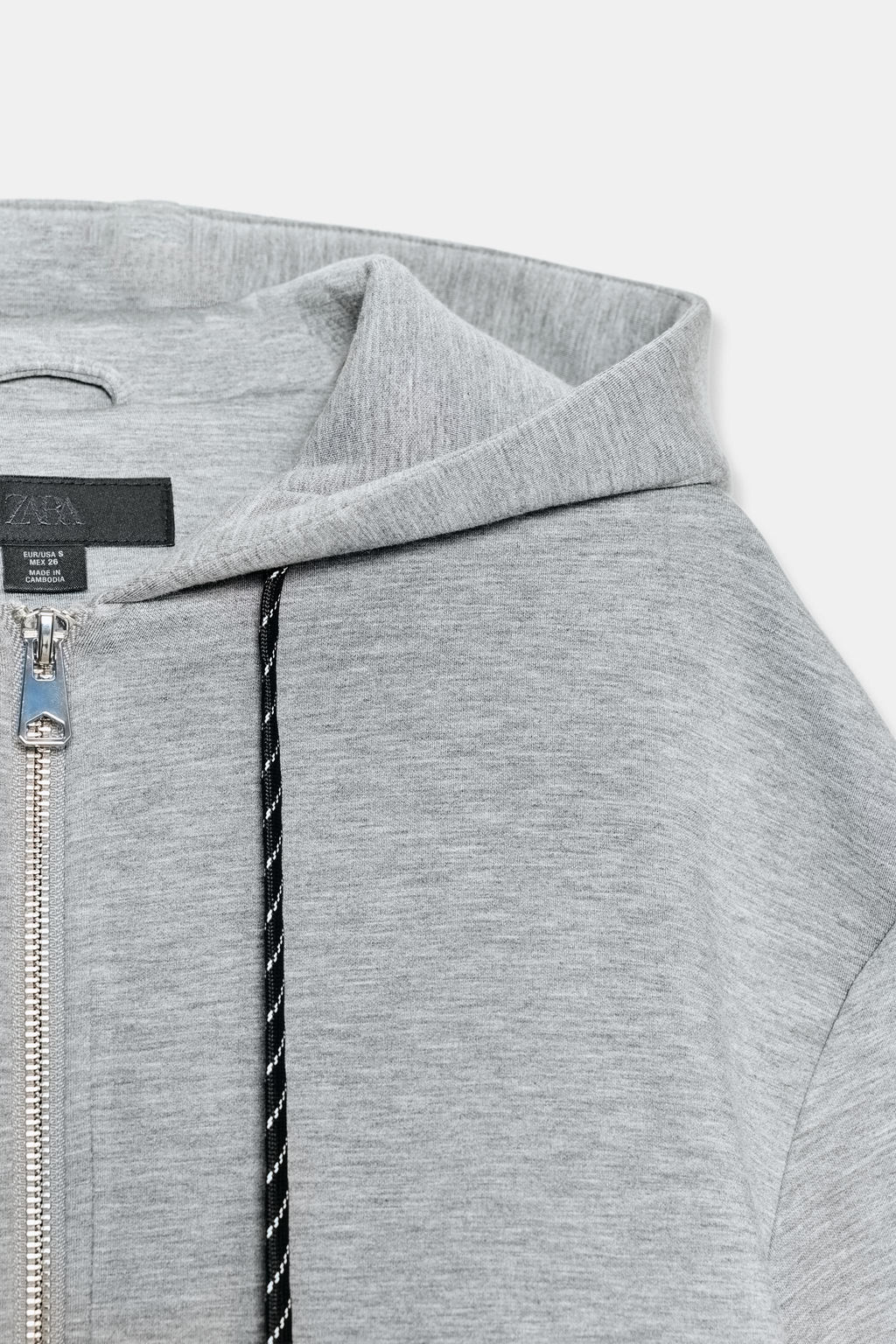 SUDADERA BOMBER CAPUCHA / Gris vigor? - Zara фото 10
