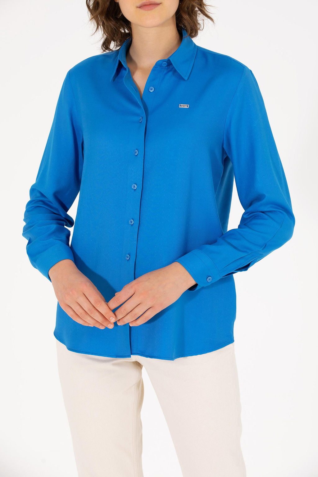 Женская рубашка Saks с длинным рукавом - U.s. polo assn фото 6