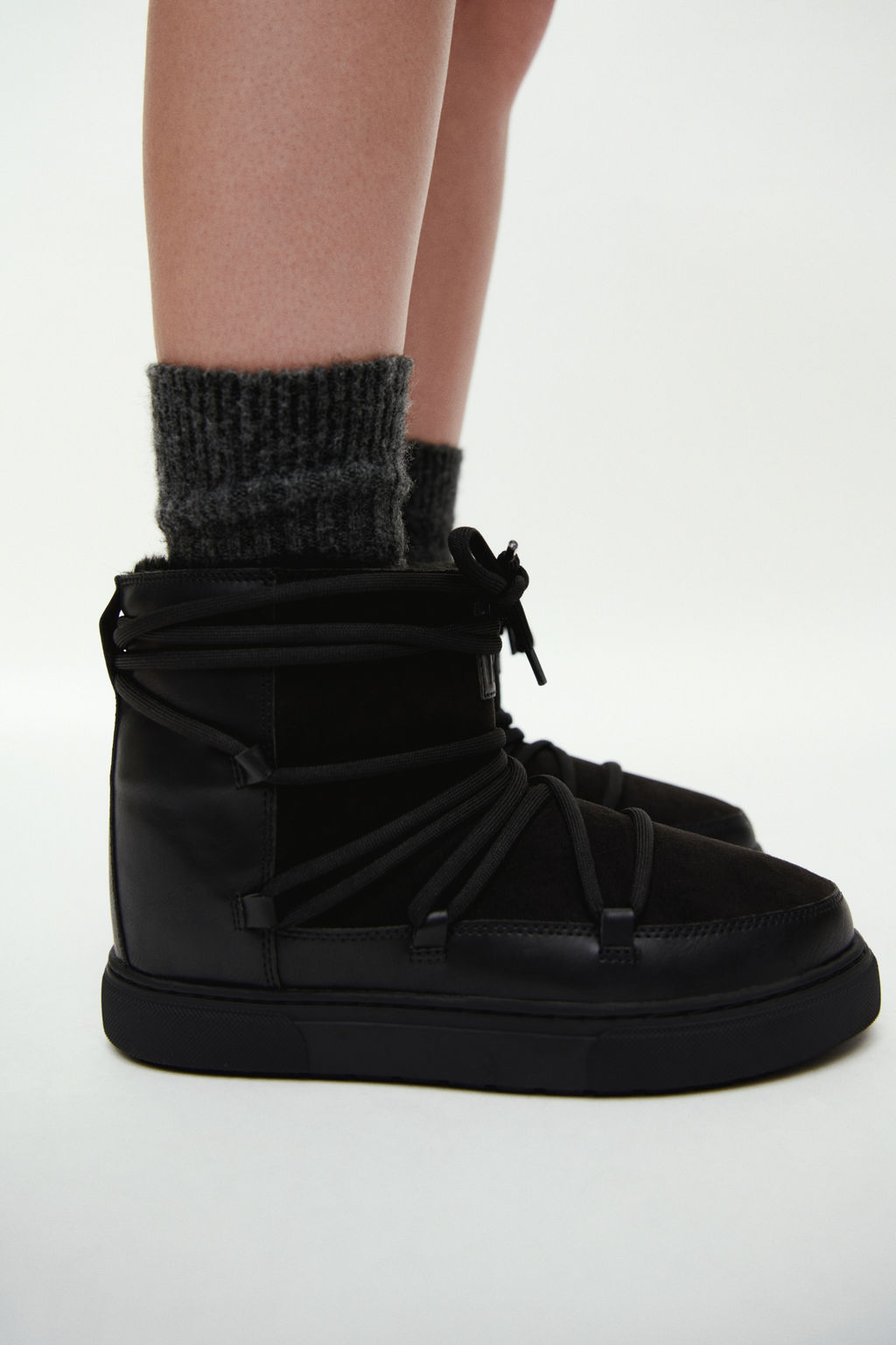 Botas acolchadas con cordones - H&m фото 9