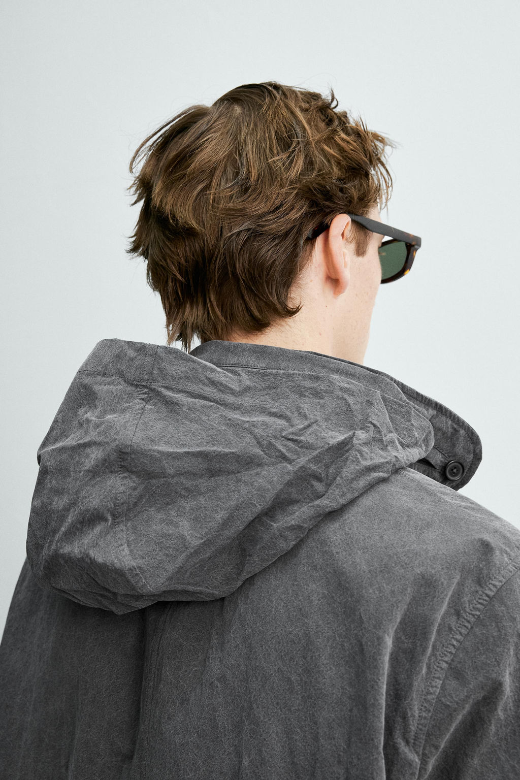 TRENCH LIGERO EFECTO LAVADO AARON LEVINE X ZARA / Gris vigor?  фото 6