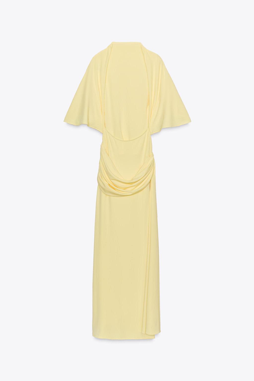 OPEN BACK CAPE LONG DRESS - Zara фото 6