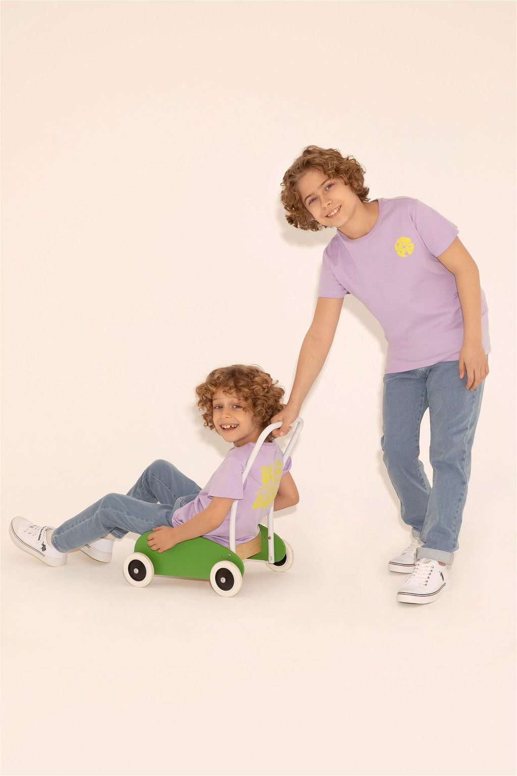 U. S. Polo Assn / Сиреневая футболка с круглым вырезом для мальчиков - U.s. polo assn фото 5