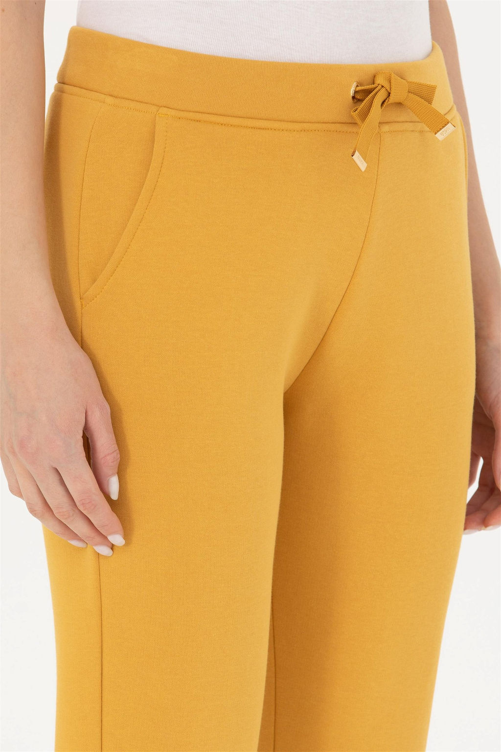 Женские спортивные штаны горчичного цвета Неожиданная скидка в корзине - U.s. polo assn фото 5