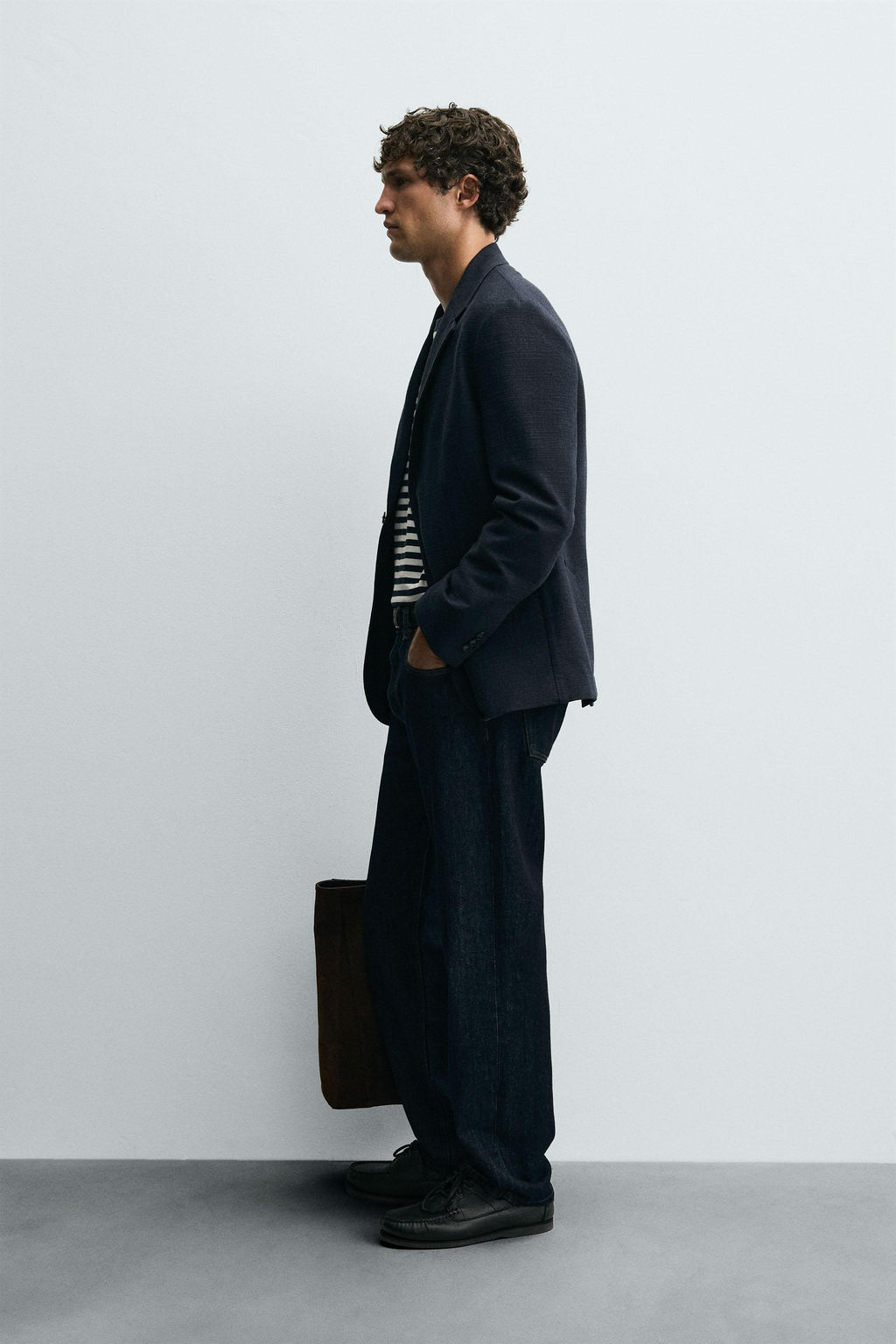 TEXTURED REGULAR FIT BLAZER - Zara фото 4