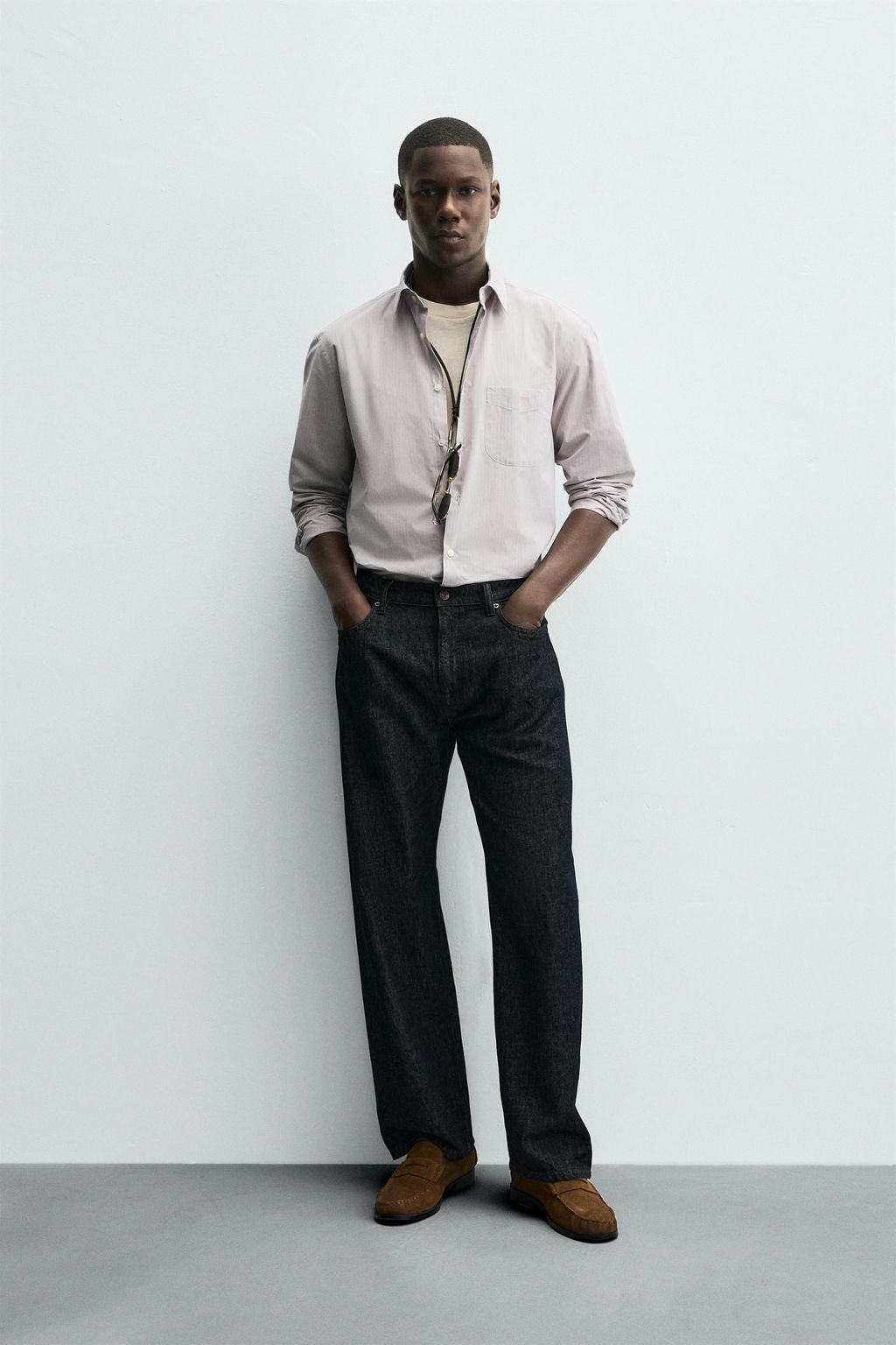 STRIPED JACQUARD SHIRT