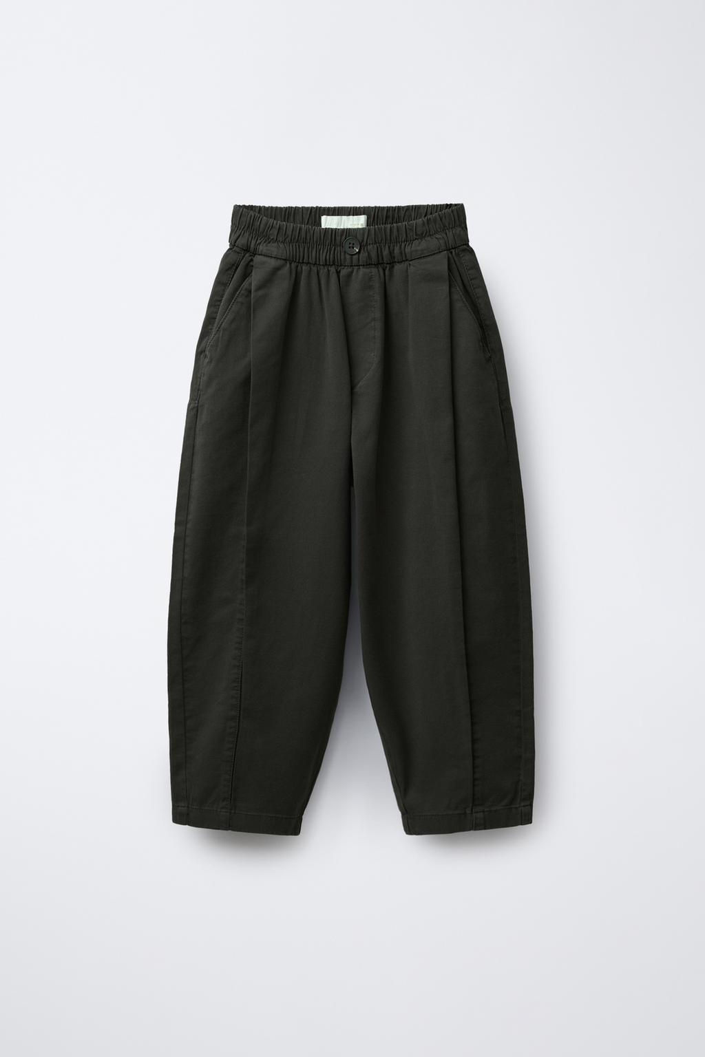BALLOON TROUSERS WITH PLEATS