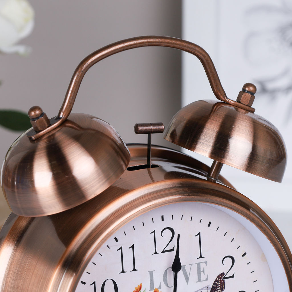 Будильник 13,5х6,5х20 см / 672-1 /уп 40/