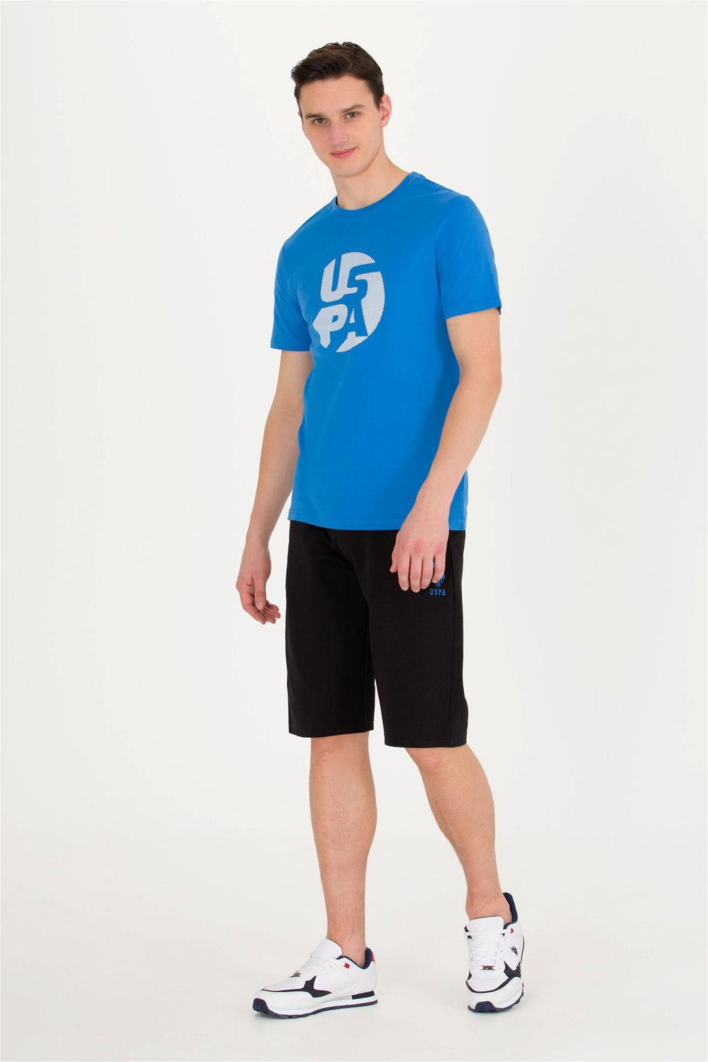 Мужские черные вязаные шорты - U.s. polo assn фото 10