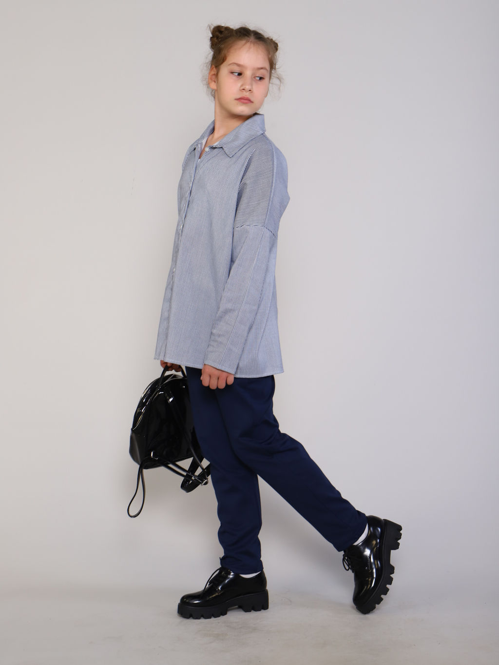 Рубашка "Алгебра" синяя полоса