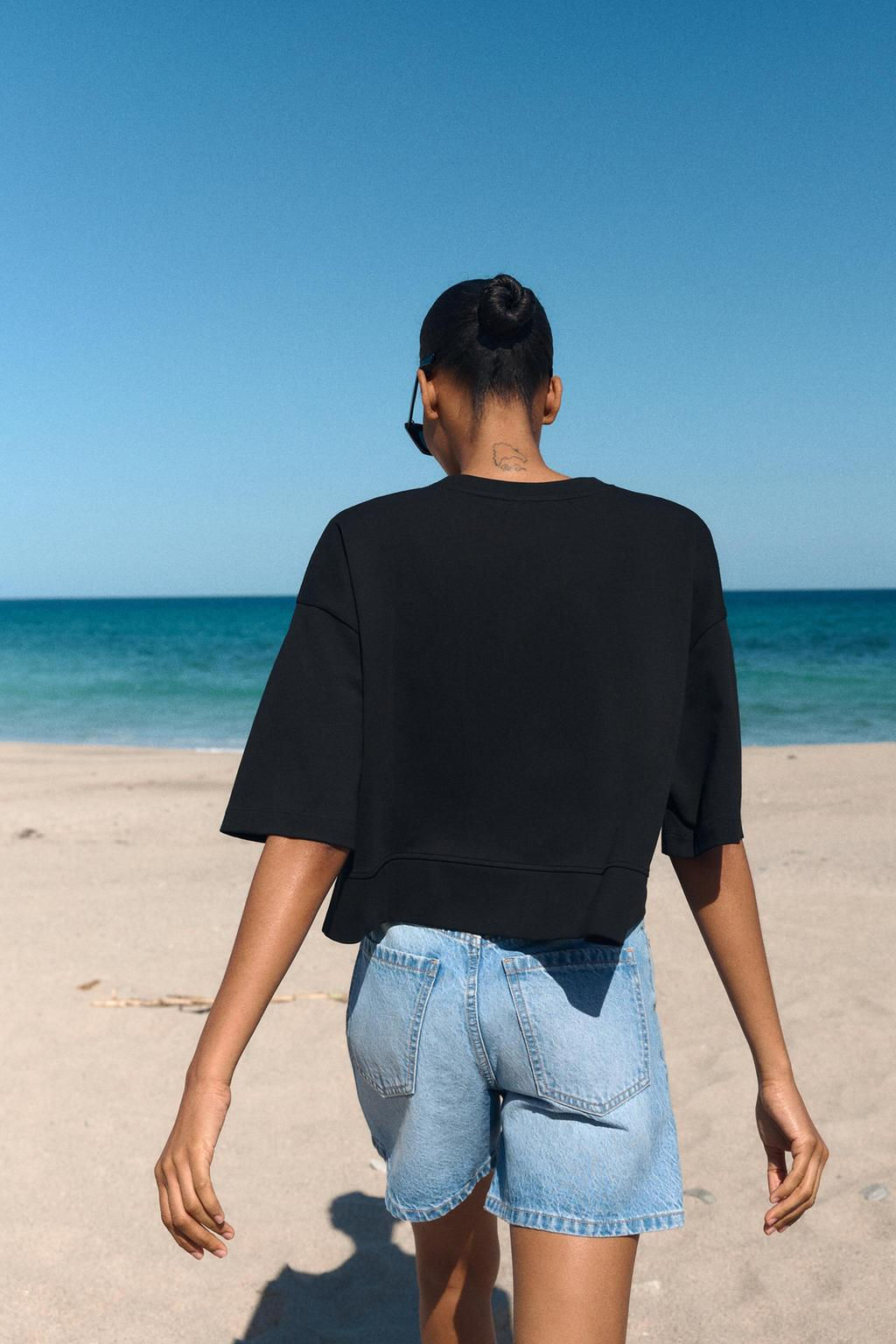 CROPPED T-SHIRT - Zara фото 21