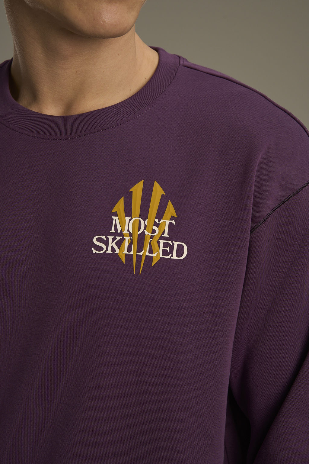 Свитшот утепленный Фиолетовый