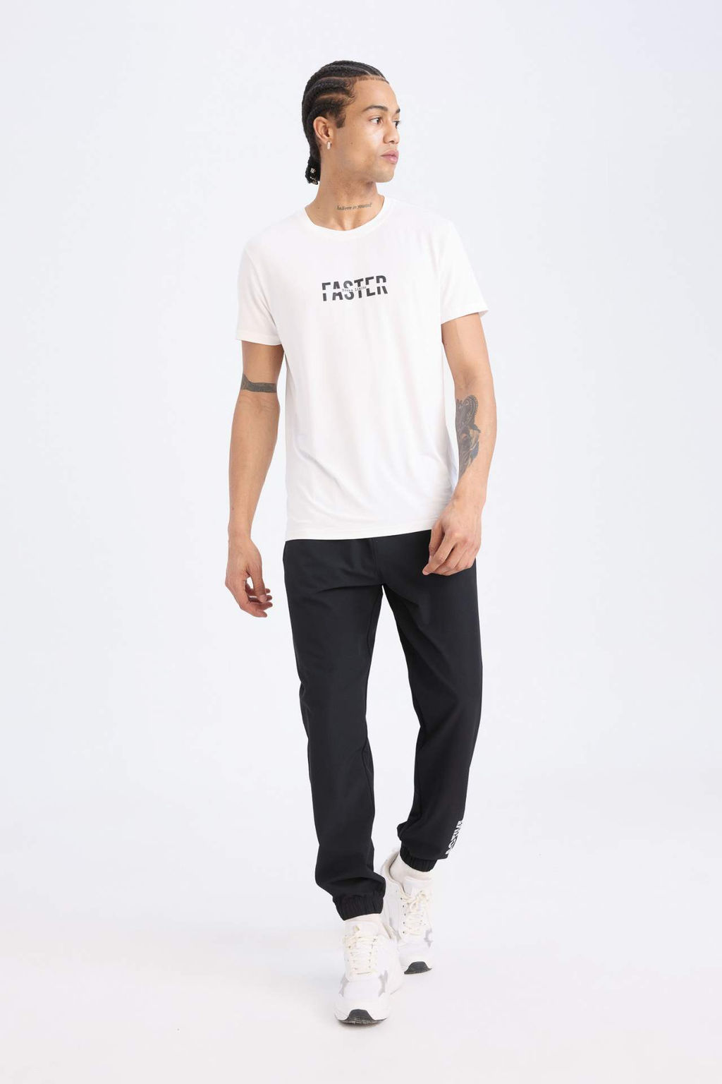 DeFactoFit Slim Fit Dar Kesim Cift Cepli Dokuma Sporcu Jogger Esofman Alt? фото 2