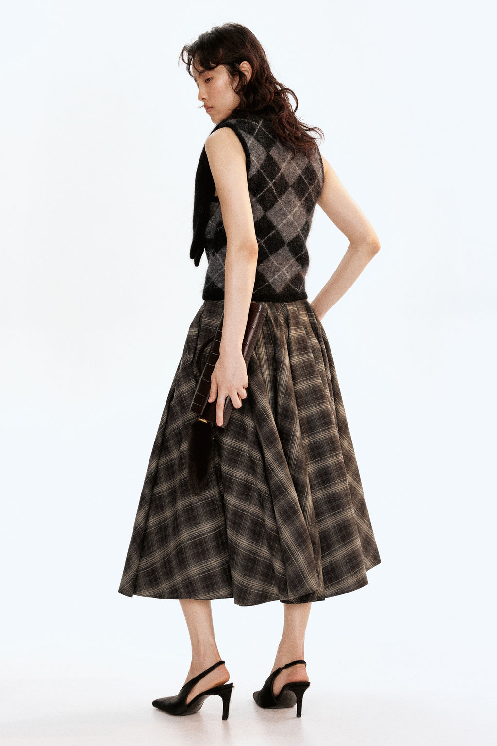 Top en mezcla de mohair con cuello fular - H&m фото 6
