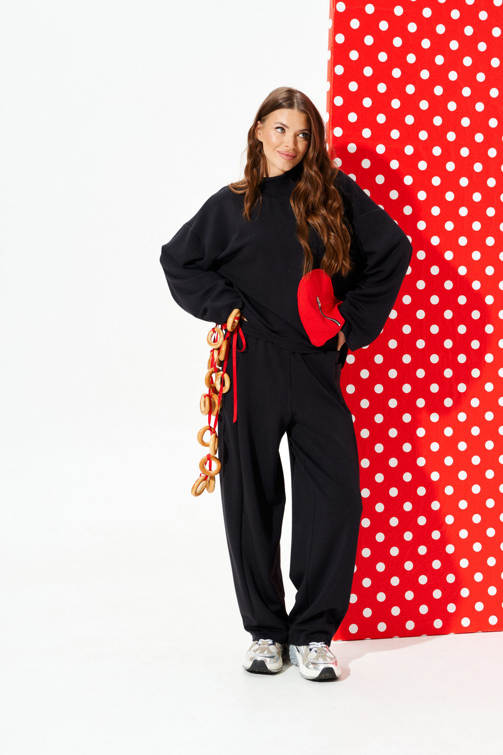 костюм женский 2-х предметный (джемпер + брюки) - Elletto фото 5