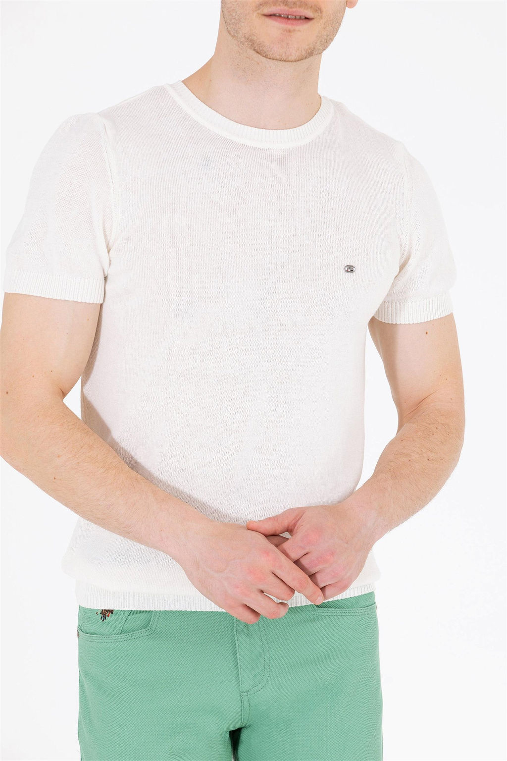 U. S. Polo Assn Мужской свитер цвета экрю - U.s. polo assn фото 7