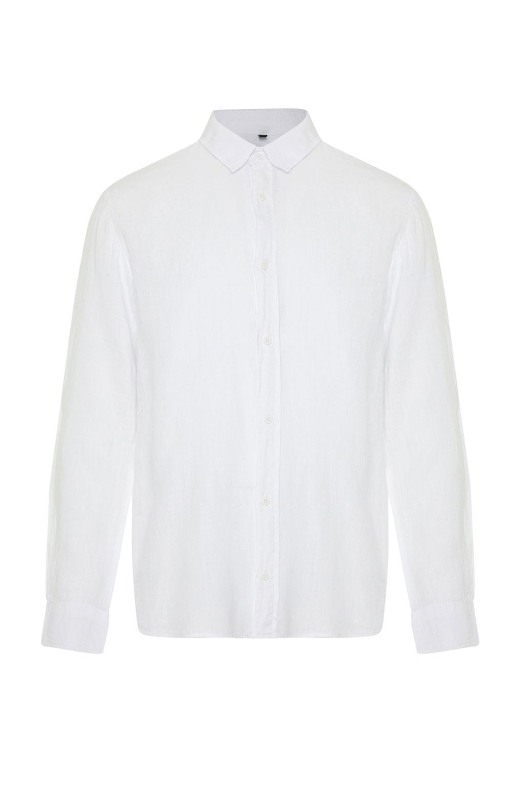 TRENDYOL MAN Premium Gri %100 Keten Regular Fit Gomlek TMNSS24GO00058 - Trendyolmilla фото 7