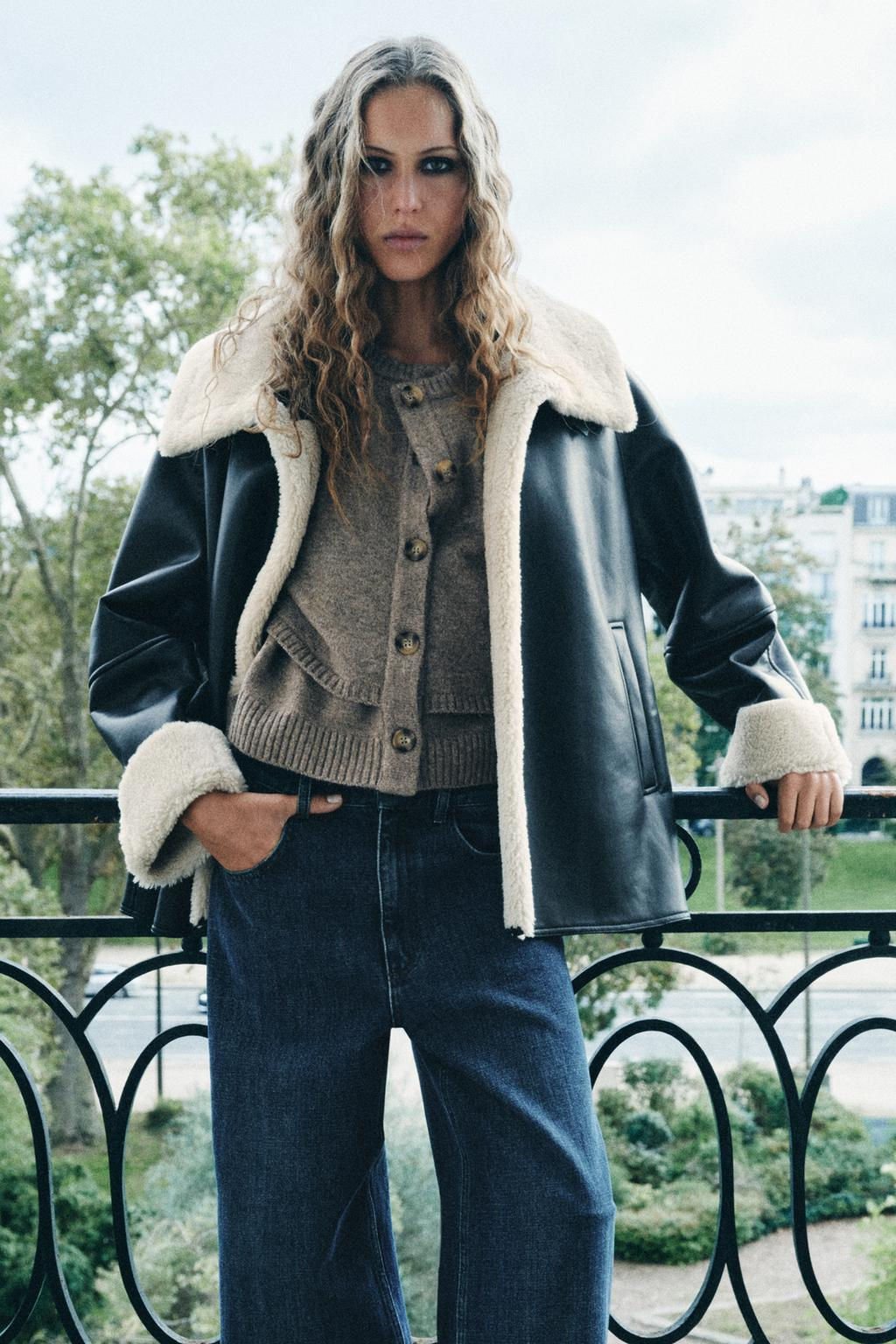 ZW COLLECTION DOUBLE-FACED JACKET - Zara фото 5