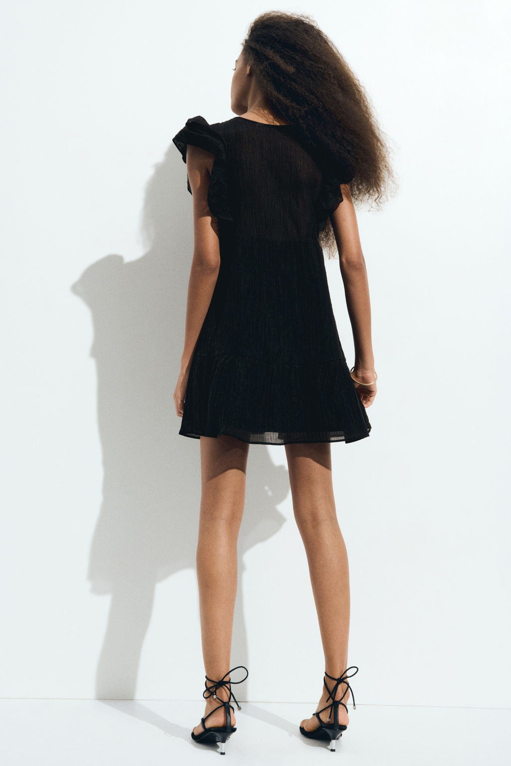 Vestido con ribetes de volante - H&m фото 4
