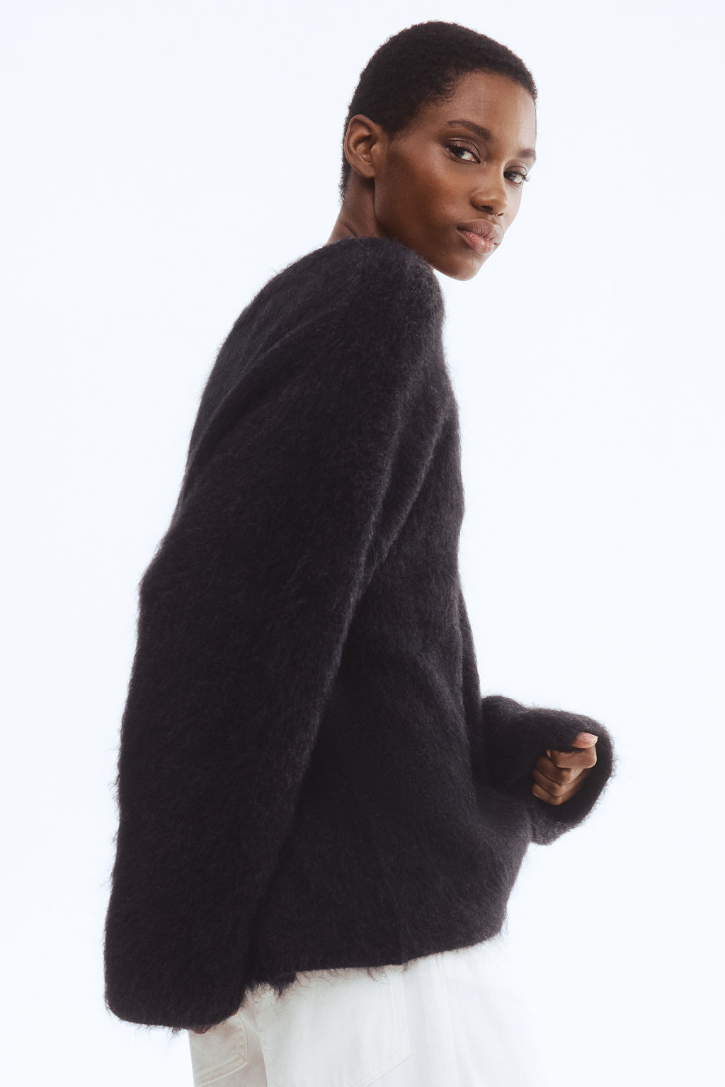 Jersey oversize en mezcla de mohair - H&m фото 4