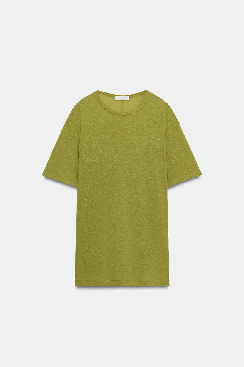 CAMISETA OVERSIZE FLUIDA / Lima fl?or