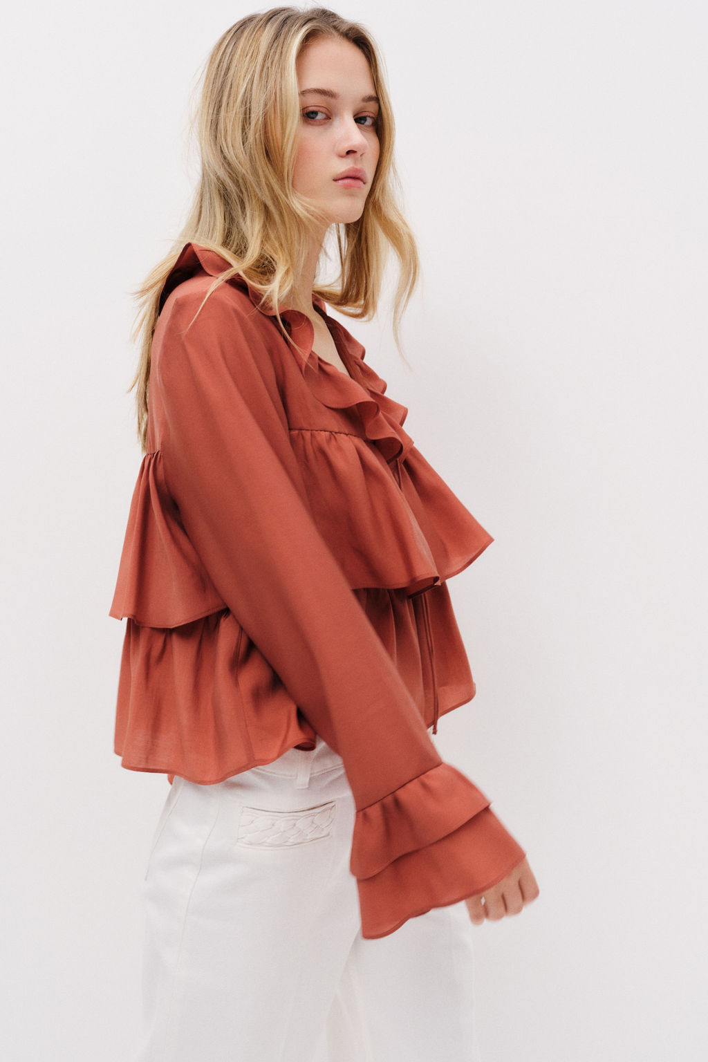 Blusa de volantes - H&m фото 6