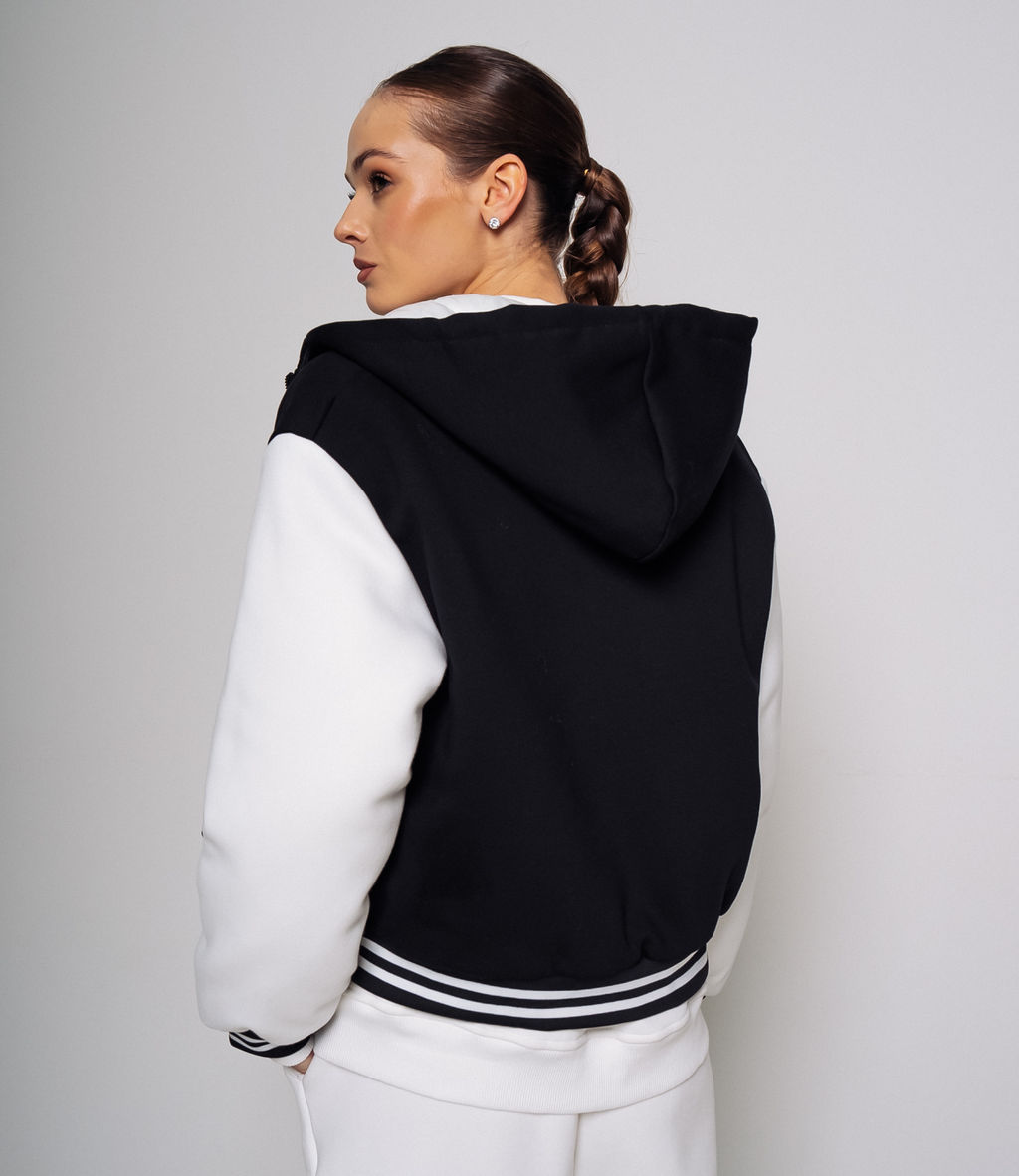 Бомбер #КТ2613, черный - Dommod фото 4