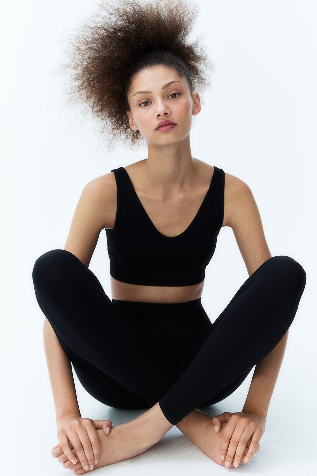 Leggings de yoga seamless en DryMove - H&m фото 2