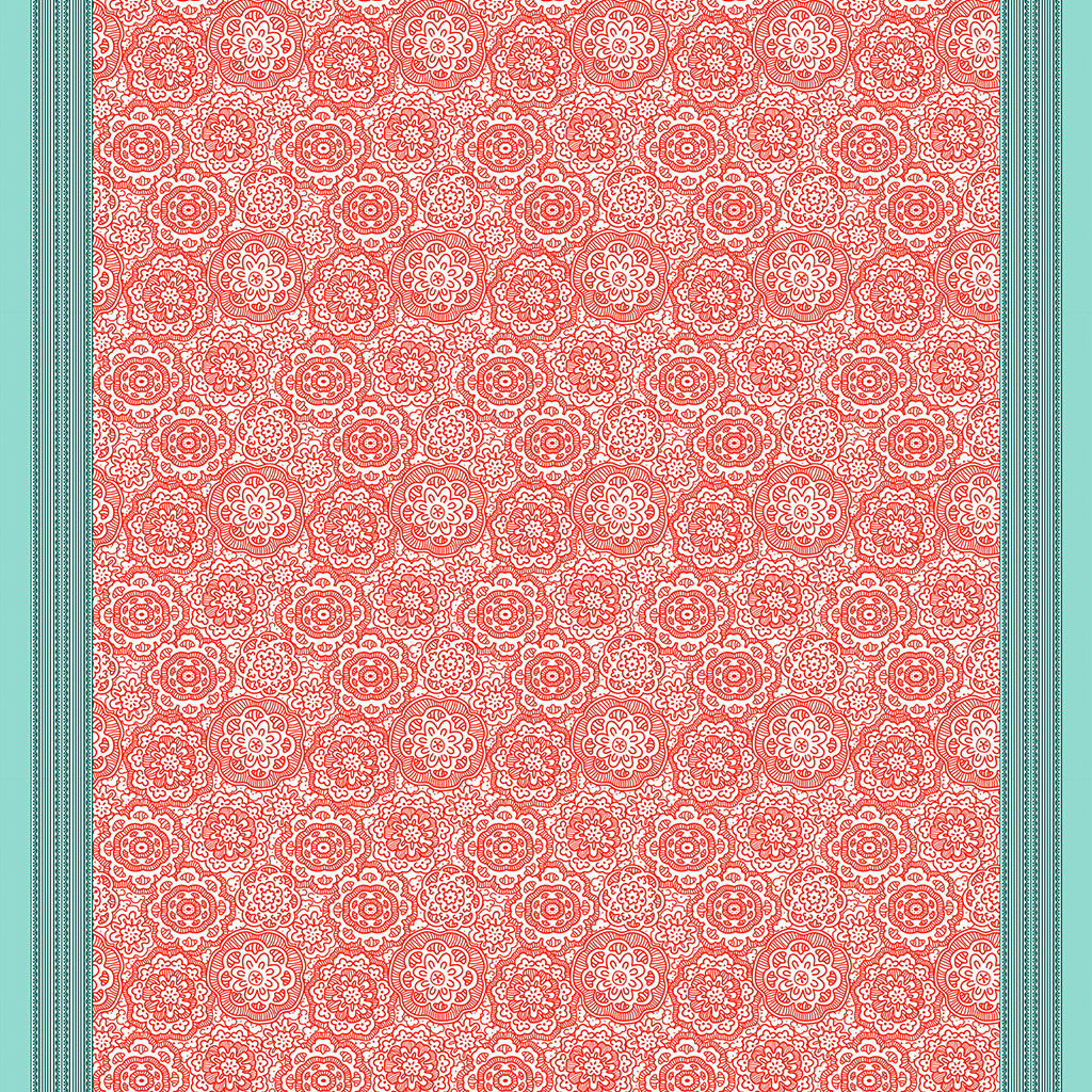 Медальоны Скатерть 120х145см, длина стола до 105см, на 4 персоны, хлопок Премиум 186г/м2, Домашняя мода (Россия)  фото 2