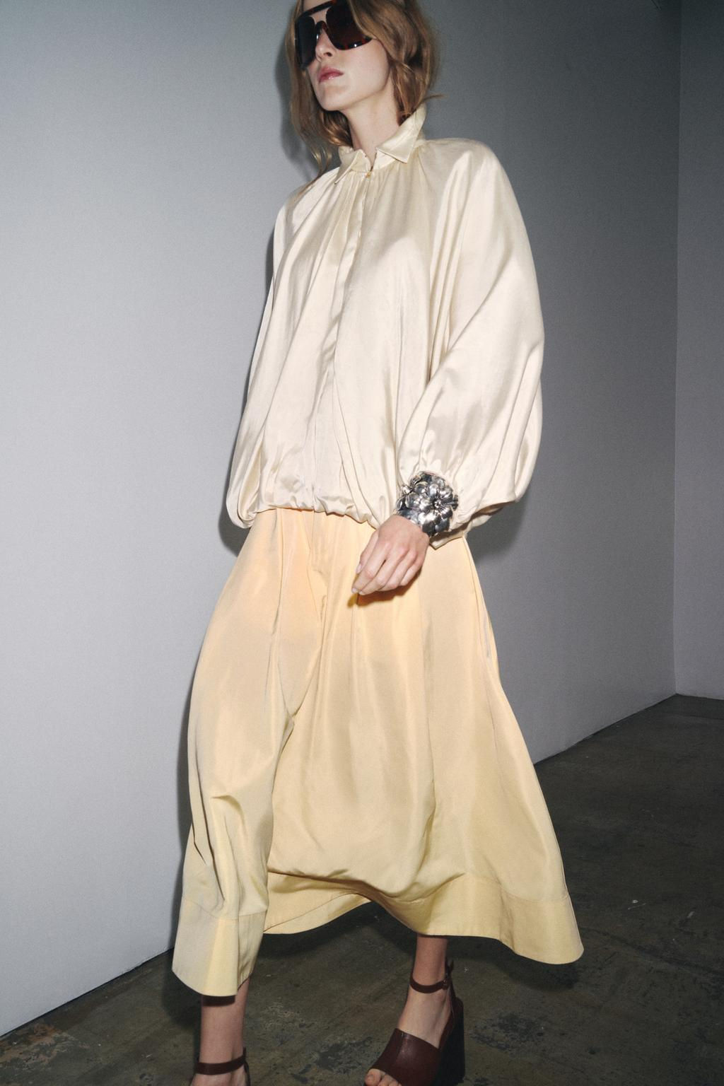 ZW COLLECTION MIDI SKIRT - Zara фото 4