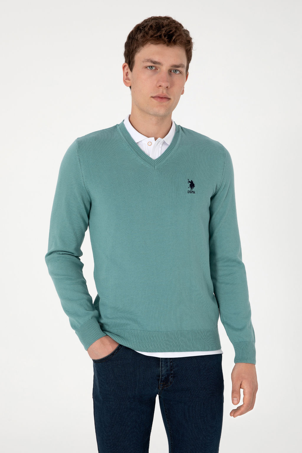 Erkek Mint Basic Kazak Sepette S_rpriz _ndirim - U.s. polo assn фото 8